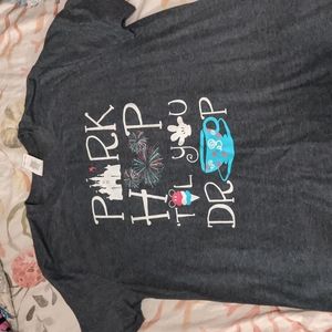 Park Hop Until You Drop annual pass t shirt tee Disney world land Magic Kingdom